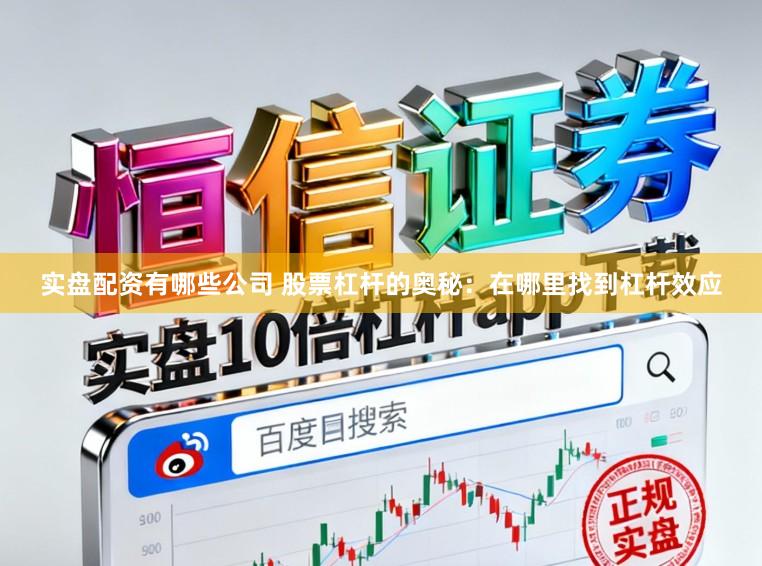 实盘配资有哪些公司 股票杠杆的奥秘：在哪里找到杠杆效应