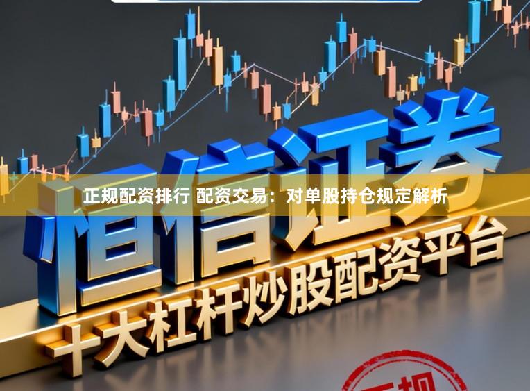 正规配资排行 配资交易：对单股持仓规定解析