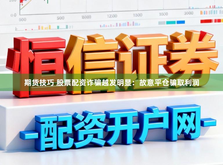 期货技巧 股票配资诈骗越发明显：故意平仓骗取利润